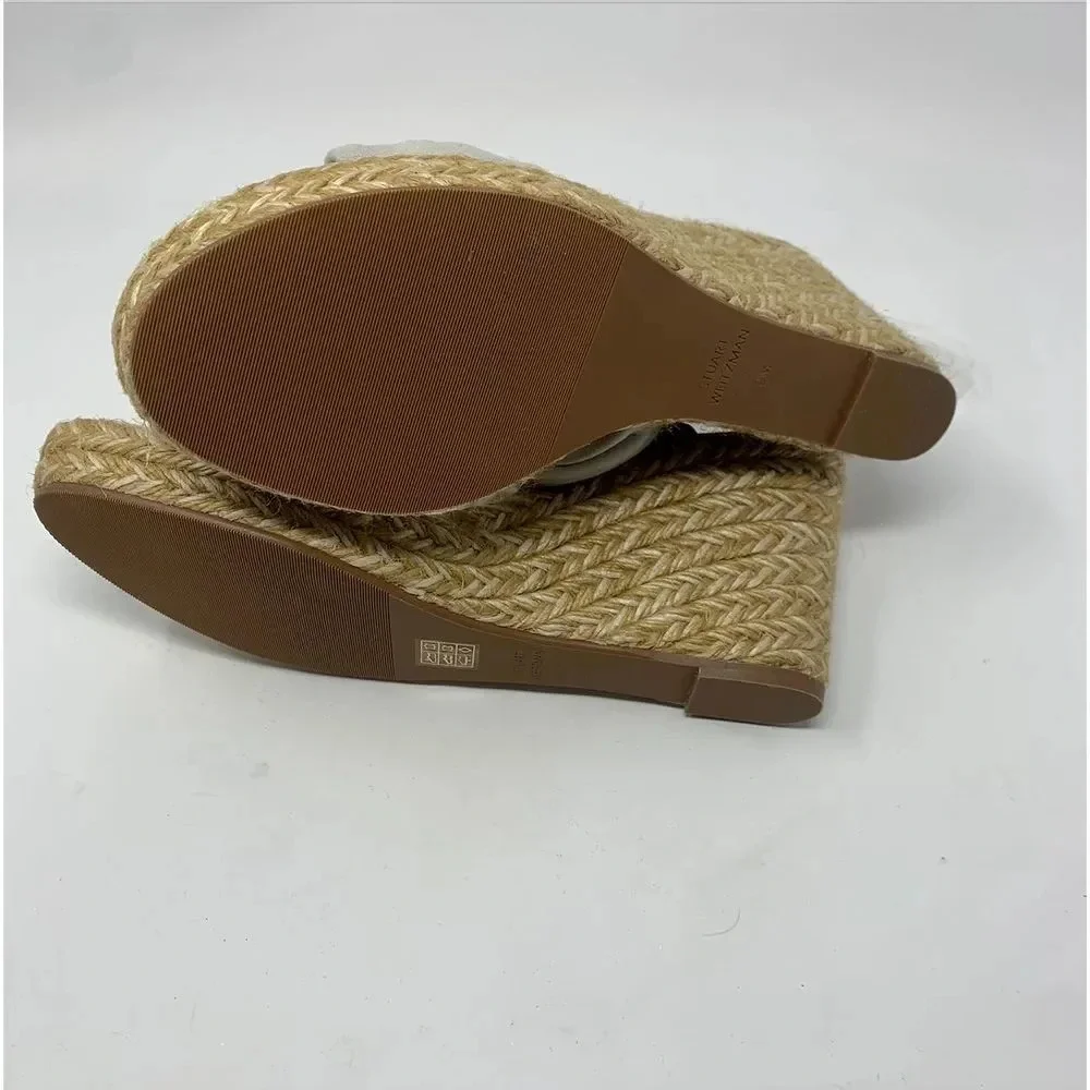 Stuart Weitzman Sarina‎ Espadrille Wedge Sandals - Picture 10 of 12